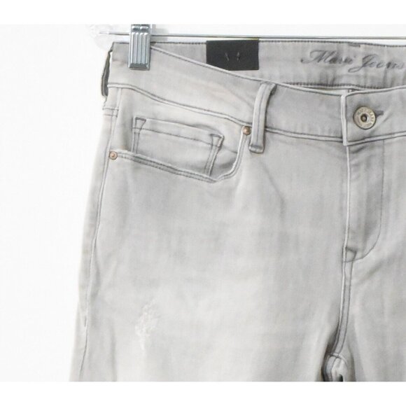 Mavi ADA Sexy Boyfriend Women Gray Denim Cotton Jeans Cuffed Hem Pockets 32 NWT - Picture 3 of 5